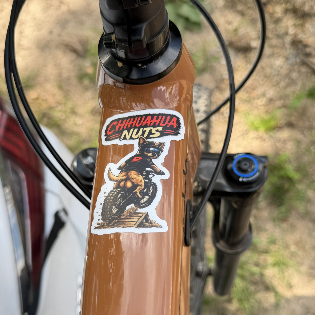 CHIHUAHUA NUTS STICKER